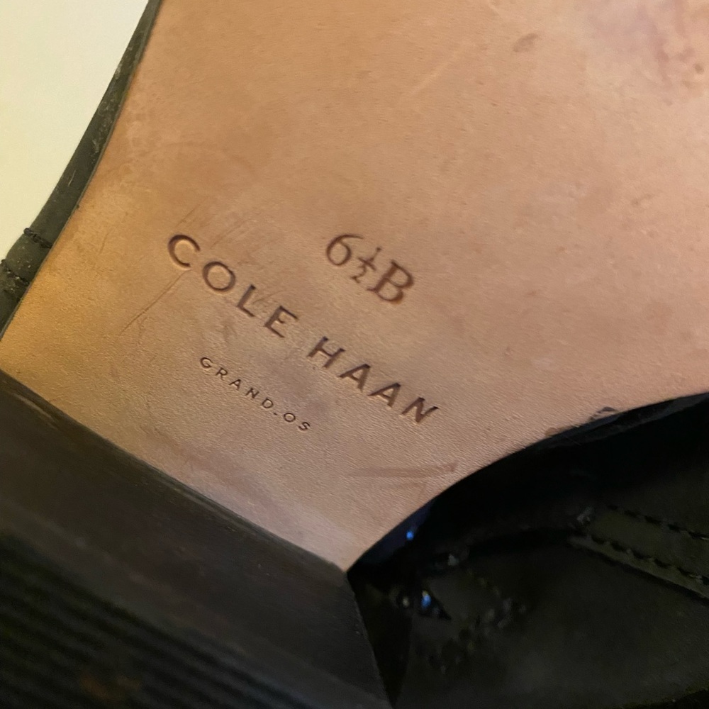 Cole Hann boots size 6.5 grey color.